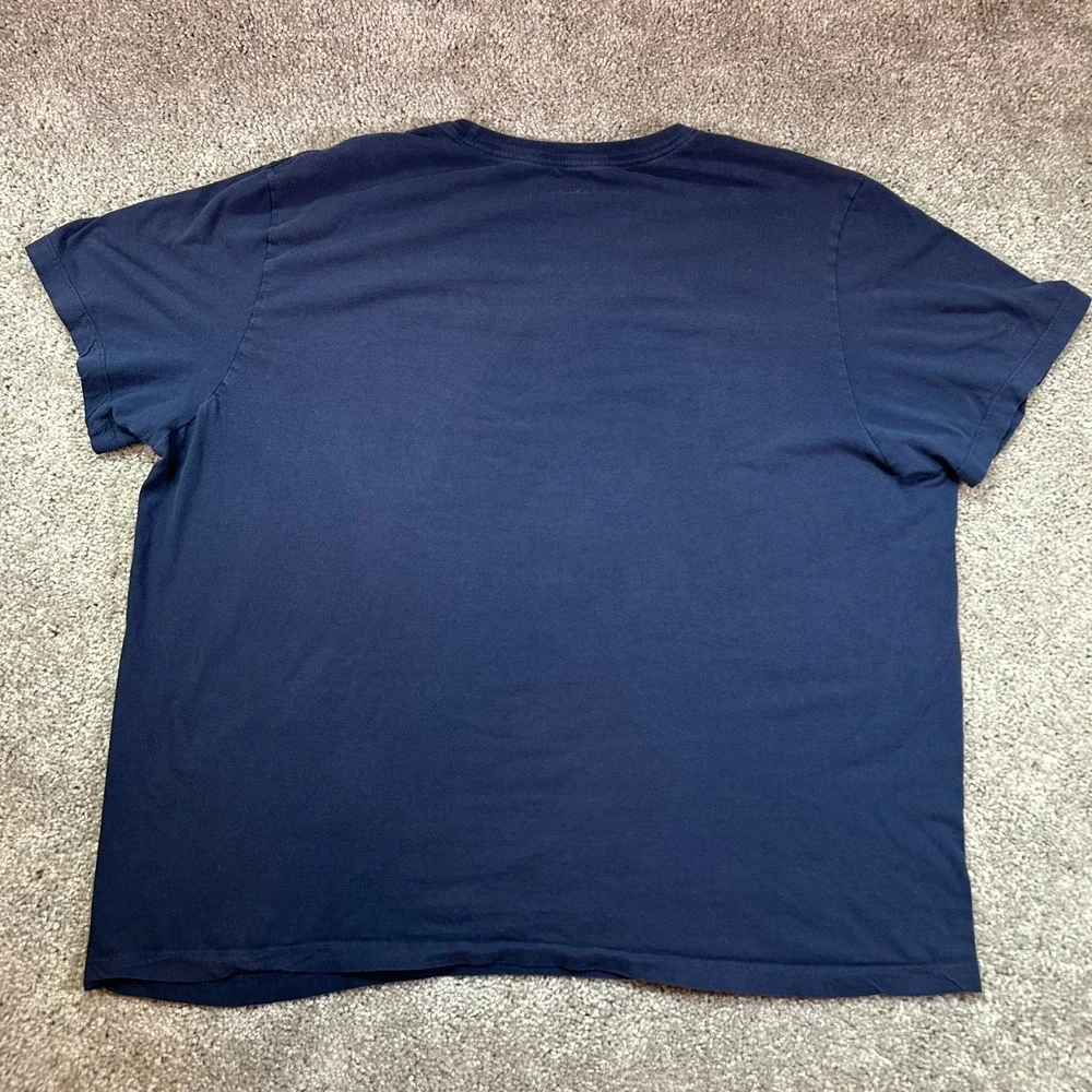Nike Sportswear T Shirt Mens 2XL Blue Comfort Performance Standard Fit Crew Neck